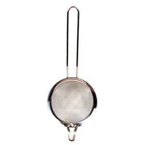 Commercial Grade Fine Mesh Stainless Steel Canning Strainer 8" w Hanging Loop